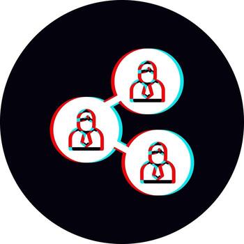 icono de vector de red