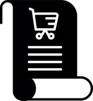Shopping List Vector Icon