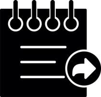 Notes Share Vector Icon