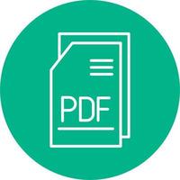 pdf archivo vector icono