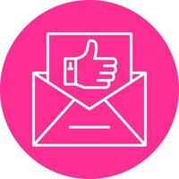 Email Like Vector Icon