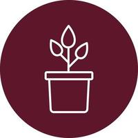 Plant Pot Vector Icon