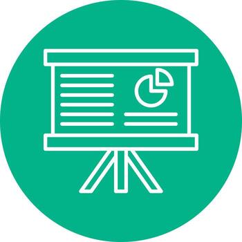 trabajo presentación vector icono