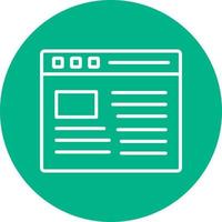 Web Page Vector Icon