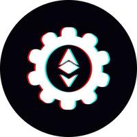 Ethereum Setting Vector Icon