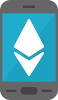 Ethereum Smartphone Vector Icon