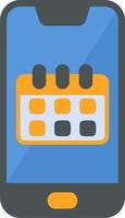 Smartphone Calendar Vector Icon