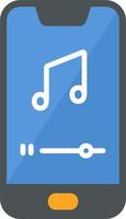 Mobile Music Player Vector Icon