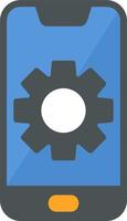 Mobile Setting Vector Icon