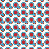 Seamless pattern with circles. Vector illustration in a flat style.