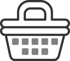 Picnic Basket Vector Icon