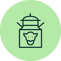 Milk Tank Vector Icon