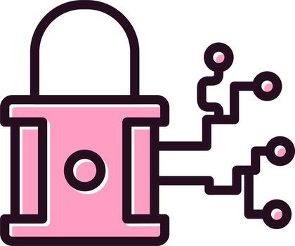 encriptado vector icono