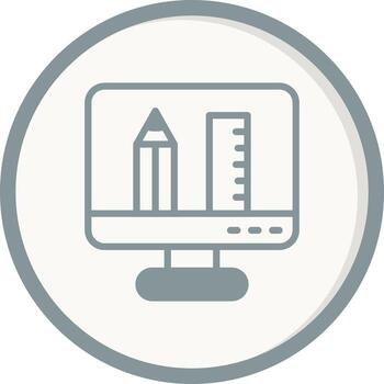 Computer Vector Icon