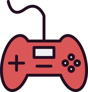 icono de vector de controlador de juego