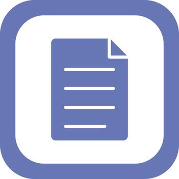 icono de vector de documento