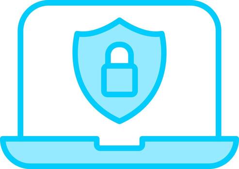 icono de vector de seguridad de datos