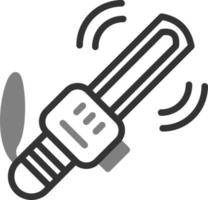 Hand Metal Detector Vector Icon