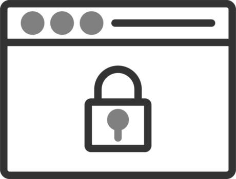 Web Encryption Vector Icon