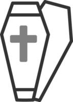 Coffin Vector Icon