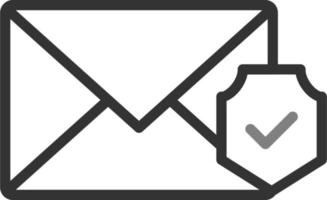 Email Encryption Vector Icon