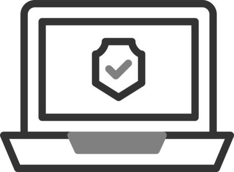 datos seguro vector icono