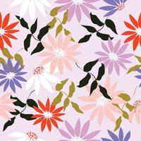 Beautiful vintage floral pattern seamless  background vector