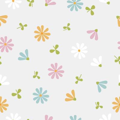 Tiny Floral Background Vector Art & Graphics 