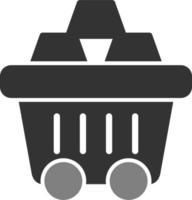 Mining Cart Vector Icon