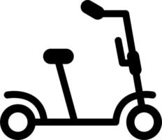 Kick Scooter Vector Icon