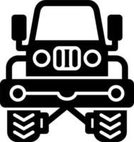 icono de vector de jeep