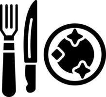 icono de vector de comedor