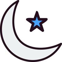 Half Moon Vector Icon