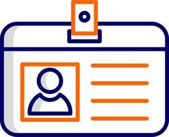 Identification Card Vector Icon
