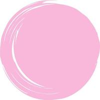 circulo resumen forma en rosado color. vector