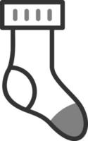 Winter Sock Vector Icon