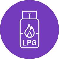 Gas Cylinder Vector Icon