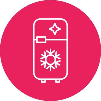 icono de vector de nevera