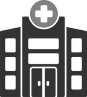 icono de vector de hospital