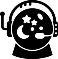 Astronaut Helmet Vector Icon