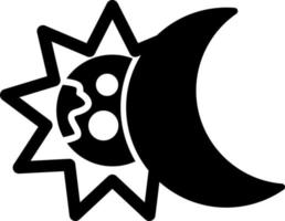 icono de vector de eclipse