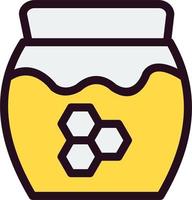 Honey Jar Vector Icon