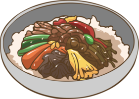 bibimbap png gráfico clipart Projeto