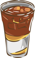 Coffee png graphic clipart design