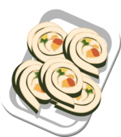 kimbap png gráfico clipart diseño