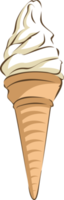 gelo creme cone png gráfico clipart Projeto