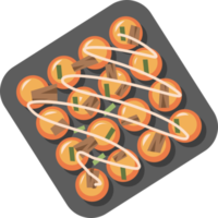 Takoyaki png graphic clipart design