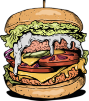 hamburguesa png gráfico clipart diseño