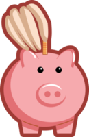 Pig png graphic clipart design