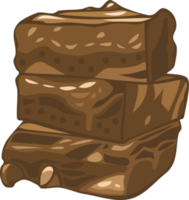 brownies png gráfico clipart Projeto